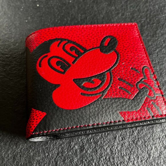 Coach Other - COACH Mens Mickey Mouse - Keith Haring - Wallet (3-in-1)